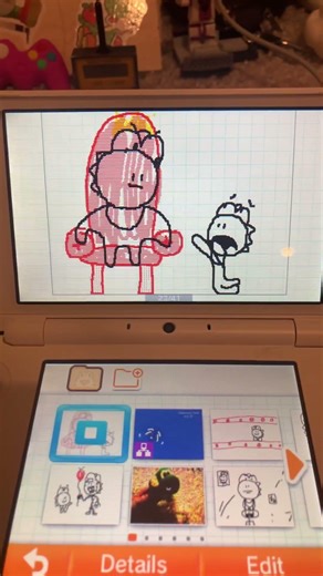 ￼red Yoshi ￼￼ no !!!! #flipnote ￼