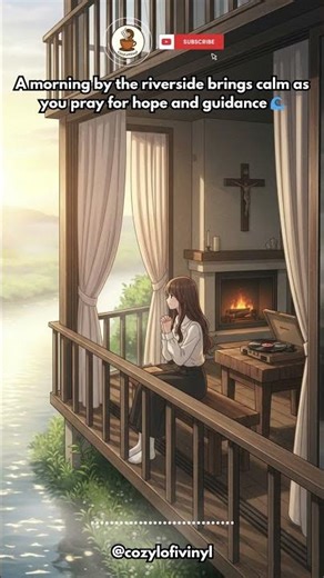 A morning by the riverside brings calm as you pray for hope and guidance 🌊