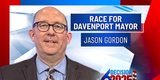 Jason Gordon is new Davenport mayor