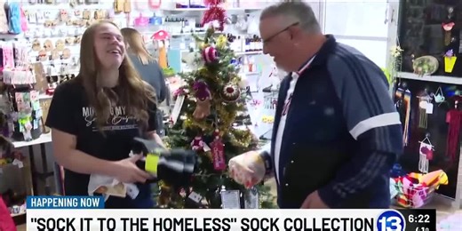 ‘Sock It to the Homeless’ sock collection drive underway