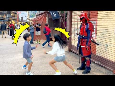 #35 SAMURAI MANNEQUIN PRANK in JAPAN / Asakusa Tokyo