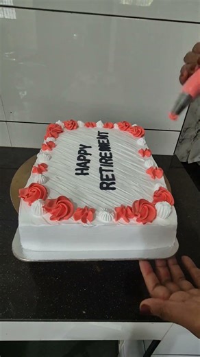 #shortvideo #cake 2kg rectangle shape cake design