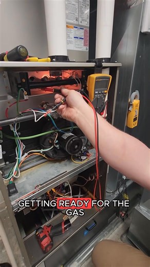 That moment when the inducer kicks on, the igniter glows, and the flame sensor gives you 5.2 microamps.🔥 Michigan techs know the drill. No heat guesswork—just numbers and know-how. #homeservice #michigan #northernohio #plumbing #hvac | Rolls Mechanical
