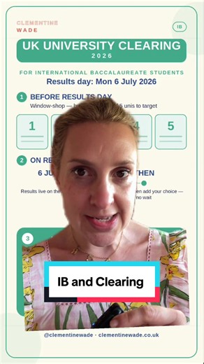 I hope this helps understand #ib #results and #uk #ucas #clearing I underline you don’t need to make any decisions by end of the day on the 6th July and don’t be alarmed if your ucas is marked as pending!