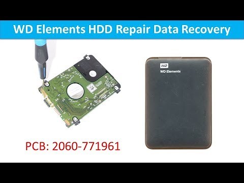 WD Elements repair data recovery WD5000BMVW, WD10JMVW, WD20NMVW 2060 771961 000
