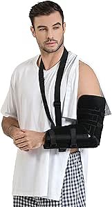 Post Shoulder Surgery Shirts Cotton Chemo Shirts for Port Access Men Crewneck Short Sleeve Tear Way Rehab Recovery T-Shirt with Right & Left Side Snaps Arm Open Dialysis Clothing