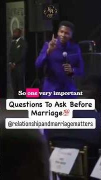 Questions To Ask Before Getting Married | Emmanuel Iren #shorts #marriage #reels #love #single