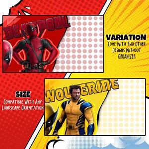 Deadpool and Wolverine Desktop Theme Background Wallpaper Organizer Set - Etsy