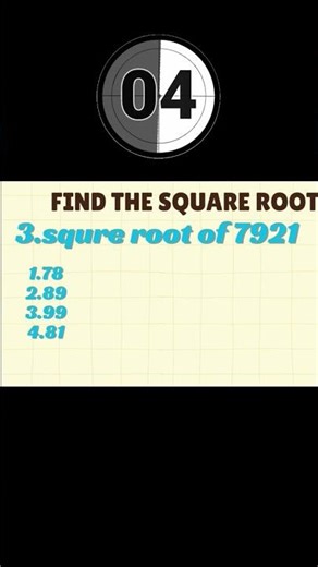 Find the root ‪@mindingmath‬ #quiz #mathgames #tricks #maths