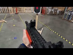 BYRNA TCR LAUNCHER Non lethal self defense training and accuracy. Go less lethal home defense rifle