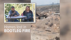 'Just wiped out our dreams': Couple loses home after fighting Bootleg Fire