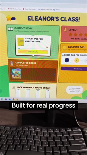 Chalky uses AI and turns reading into an interactive experience that helps kids level up as they go! #chalky #chalkyai #homeschoolingmom #homeschoolersoftiktok #homeschooling