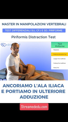 Piriformis Distraction Test per diagnosi differenziale In caso di...