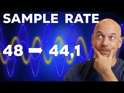 How to setup, change & convert the sample rate