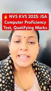 🔥 What is the difference between JSA Typing Test vs Computer Proficiency #jsa #kvs