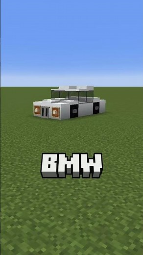How to BUILD a BMW in Minecraft!