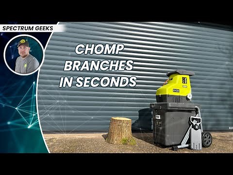 Ryobi Silent Impact Shredder // RSH3045U // 3000W Branch Shredder // Gardening // Composting