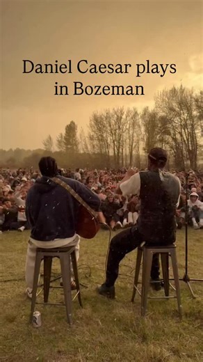 15K views · 223 reactions | On Thursday evening, 30-year-old Grammy-winning artist Daniel Caesar played a pop-up concert in a horse pasture east of Bozeman. Explore Big Sky put together a reel using clips from the event organizers. : Chase DeOpsomer and Matthew Reese | Explore Big Sky | Facebook
