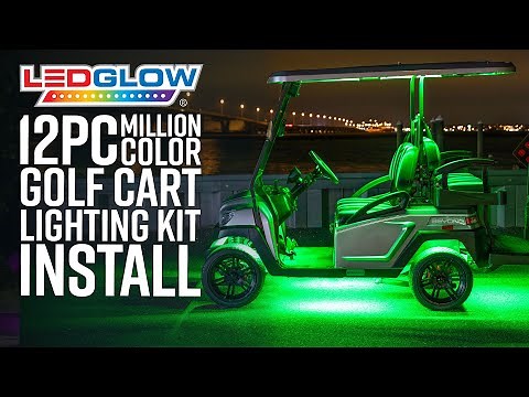 LEDGlow | How to Install 12pc Million Color 4 Seater Golf Cart Lights to a Bintelli 48v Electric LSV