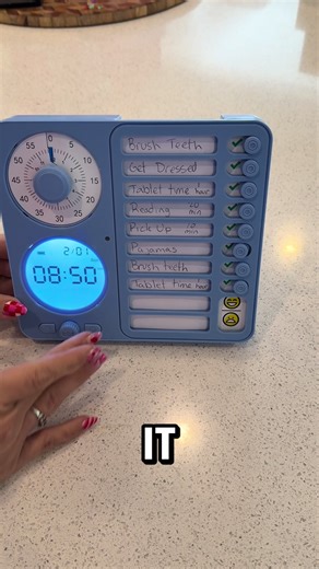 This 3-in-1 visual timer brings so much calm and clarity to our day ⏱️ #VisualTimer #AutismSupport #ADHDTools