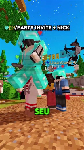 Como criar Party e jogar com amigos no Servidor de Minecraft StarDix