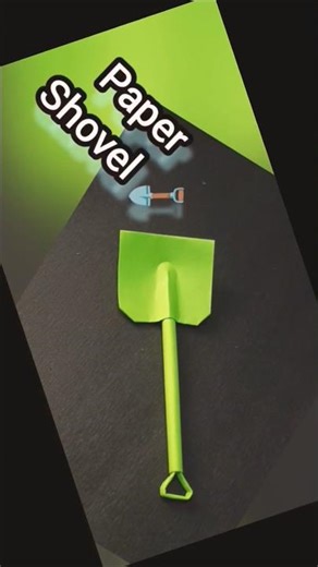 DIY Origami Paper Shovel 🪏#ytshorts