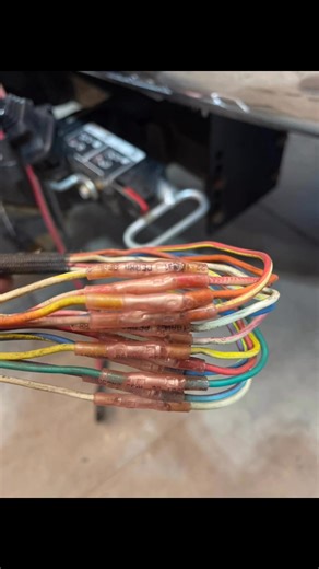 Customer purchased a used plow that clearly had some “work” done to it. Cheap connectors falling apart, connectors not sealed, bare wires exposed and not sealed. Any electrical connection outside the vehicle should be sealed with the proper connectors to prevent water from entering through wires and getting into plugs and other components. The wires not connected in the video were for the parking lights and turn signals, not hooked up but still getting 12 volts when plugged into the truck. Wires