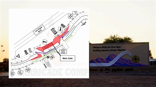 4.7K views · 22 reactions | Phase 3: TEMPORARY LANE RESTRICTION 23 Nov 2024 Nellis main gate lane restrictions are extended until 1200 (noon) tomorrow, 23 November. Fitzgerald Boulevard (main gate) traffic will be reduced to one lane in both the inbound and outbound direction. Beale gate will be open from 0800-1200 on Saturday, 23 November, to alleviate main gate traffic. Thank you for your understanding. | Nellis Air Force Base | Facebook