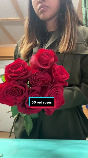 Creating a Stunning 50 Red Rose Bouquet