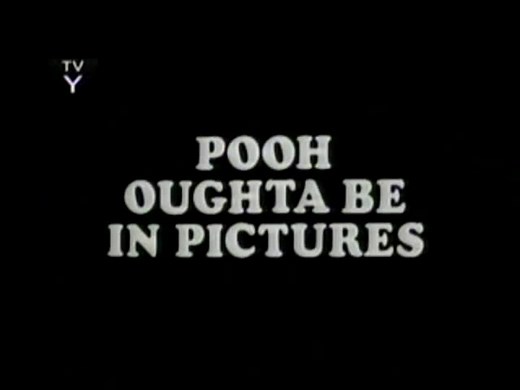 The New Adventures of Winnie the Pooh - Pooh Oughta Be in Pictures (Reversed Version)