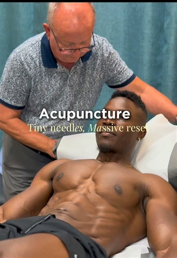 Reset. Recharge. Recover. 🪡⚡️ Sometimes recovery is laying still and letting your body reconnect with itself ☮️ Tried acupuncture for the first time and honestly, I understand the hype now. #acupuncture #wellness #longetivity #spaday #healingjourney