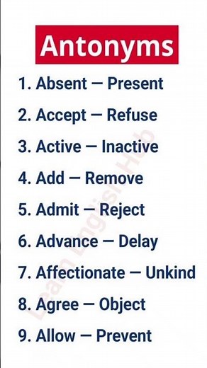 50 Powerful Antonyms You MUST Know | Improve Your English Fast