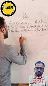 What is a ray?#easy #geometry #tutorial #ray #education #math #viral