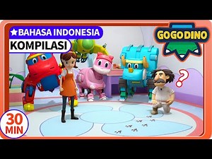 【GOGODINO EXPLORERS】EP01-03 | Kompilasi 01| Dinosaurus | Kartun Anak | GOGODINO Bahasa Indonesia