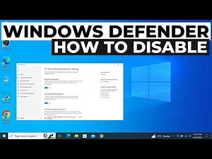 How to Turn Off (Disable) Windows Defender in Windows 10 2024