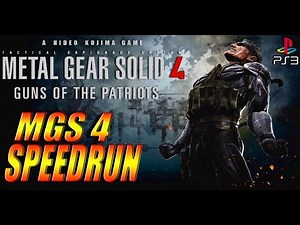 MGS4 Speedrun Multi Segment 1h32m42s NG+ WR