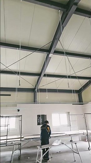 사무실칸막이 천정 텍스시공