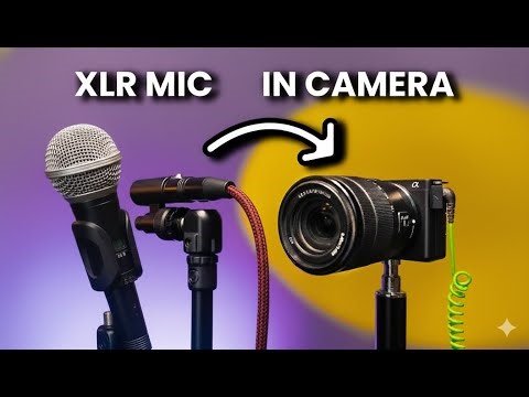 How To Record Dynamic Mic Audio Straight In Camera (No Sync, High Quality)