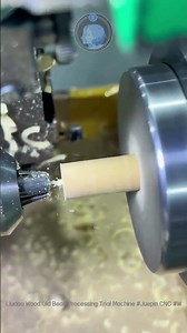 Liudao Wood Old Bead Processing Trial Machine #Juepin CNC #Woodworking Lathe #Automatic Lo #affd4