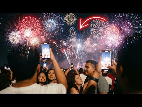 Fireworks Formed the Virgin Mary in the Sky During a Celebration... Something IMPOSSIBLE Happened