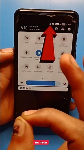 How to remove the headphone symbol on Samsung / Headphone symbol problem solution #shortvideo #sh...