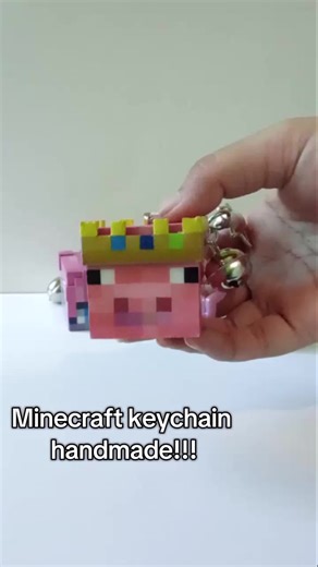 Handmade Minecraft Keychains Available for Pre-Order