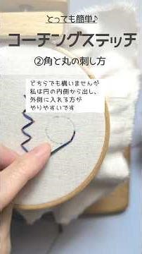 Sequel! #coachingstitch #embroiderybeginner #embroiderylesson #embroidery#shorts