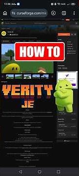 How To Setup Verity Mod Java Minecraft On Android