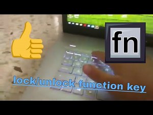 How to turn on or off action keys/lock or unlock the function key off on a hp envy
