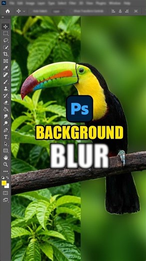 How to Blur a Background in Photoshop 🔥 | Easy Background Blur Tutorial
