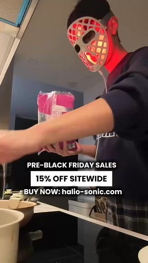 20K views | "Enjoy 15% OFF sitewide from November 15th to December 1st Only at halio-sonic.com. Your Black Friday head start begins with intention. Halio Sonic isn’t just another tool; it’s your mindful cheat code to smoother, brighter, healthier skin. Shop now! #haliosonic #redlighttherapy #blackfridaydeals #blackfriday #blackfridaysales #beautytech" | Halio Sonic | Facebook
