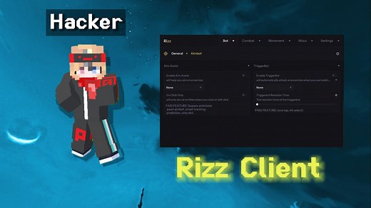 [MCBE]Rizz Client？The Ghost Client 作弊cheating