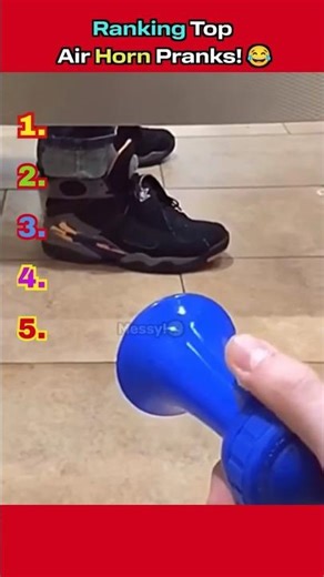 LOUDEST Air Horn Pranks of 2025! 📢| #shorts