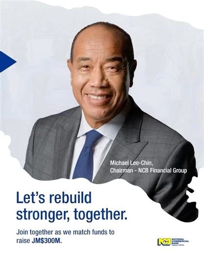 17K views · 28 reactions | Let’s be one Jamaica today!  NCB will match your donations in order to raise a total $300M. Account Name: NCB Building A Better Jamaica Fund JMD Savings – 501556815 - Mandeville Branch USD Savings –354658984 Knutsford Boulevard Branch NCB SWIFT Code/BIC - JNCBJMKX #NCBJamaica #HurricaneBeryl #TogetherWeHeal #JamaicaStrong #CommunitySupport #StaySafe | NCB Jamaica | Facebook